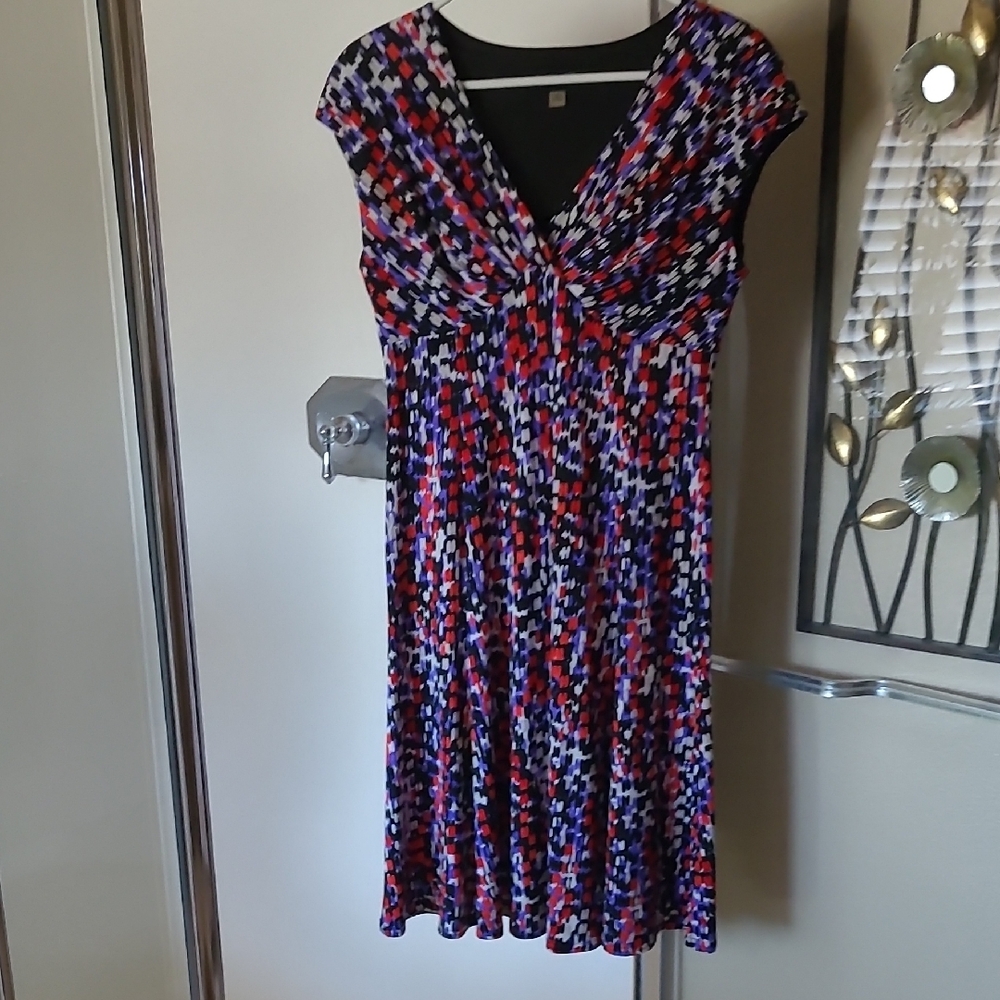 Black Label Multicolor Patterned Women's Dress